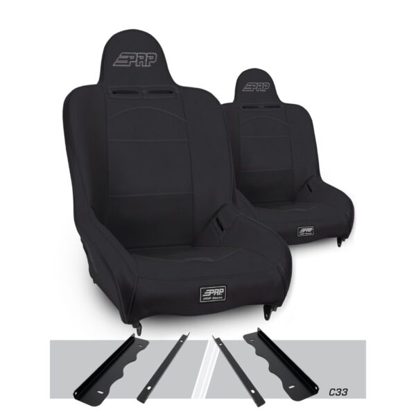 Premier High Back Suspension Seats Kit for 95-01 Jeep Cherokee XJ (Pair)