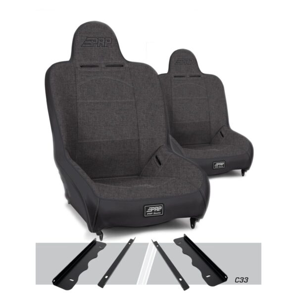 Premier High Back Suspension Seats Kit for 95-01 Jeep Cherokee XJ (Pair)