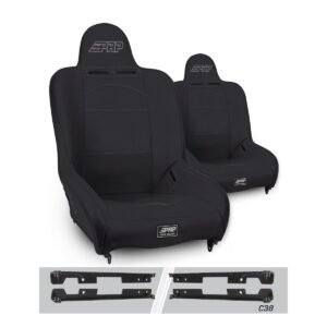 Premier High Back Suspension Seats Kit for Jeep Wrangler JK/JKU (Pair)