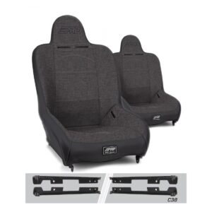 Premier High Back Suspension Seats Kit for Jeep Wrangler JK/JKU (Pair)