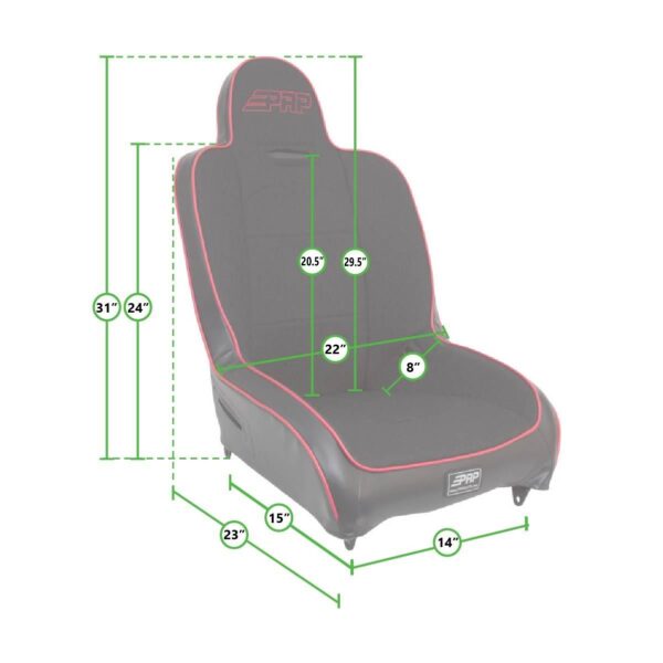 Premier Low Back Suspension Seat (Custom)