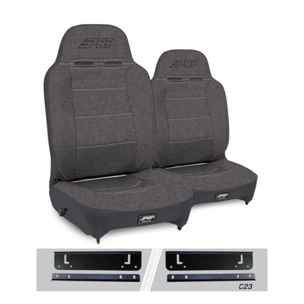 Enduro High Back Reclining Suspension Seats Kit for 97-02 Jeep Wrangler TJ (Pair