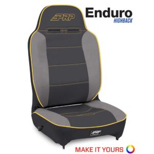 Enduro High Back Reclining Suspension Seat (Custom)