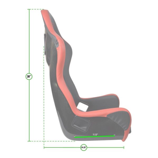 Alpha Extra Wide Composite Race Seat (Custom)