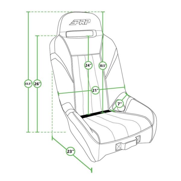 GT/S.E. Suspension Seat for Polaris RZR PRO XP, PRO R, Turbo R