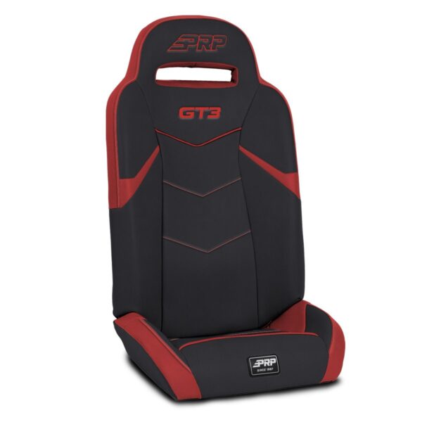 GT3 Fold Flat Rear Suspension Seats for Polaris RZR PRO XP4, PRO R4, Turbo R4 (P
