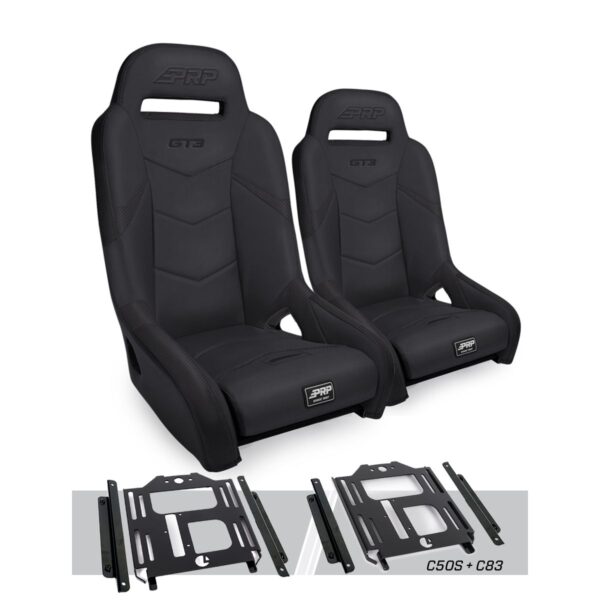 GT3 Suspension Seats Kit for Polaris RZR 570, 800, 900 (Pair)