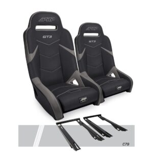 GT3 Suspension Seats Kit for Polaris RZR PRO XP, PRO R, Turbo R, PRO S (Pair)