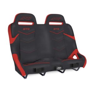 GT3 Quick Release Rear Suspension Bench Seat for Polaris RZR PRO XP4, PRO R4, Tu