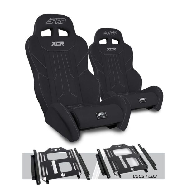 XCR Suspension Seats Kit for Polaris RZR 570, 800, 900 (Pair)