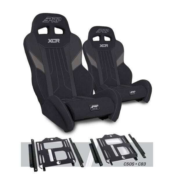 XCR Suspension Seats Kit for Polaris RZR 570, 800, 900 (Pair)