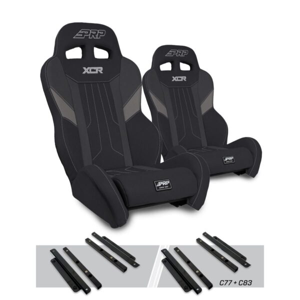 XCR Suspension Seats Kit for Polaris General, RZR S 900, 900 Trail, Trail, XP 10