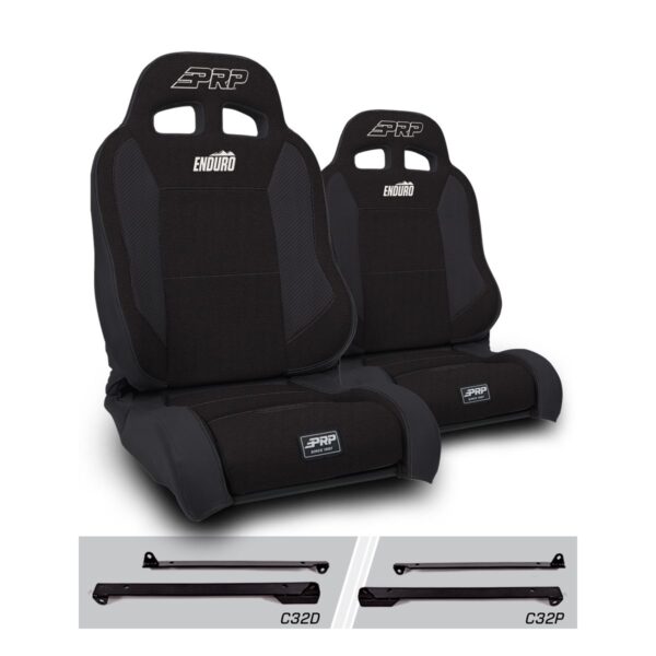 Enduro Elite Suspension Seat - Trek Edition, Kit for Jeep Wrangler CJ7/YJ (Pair)