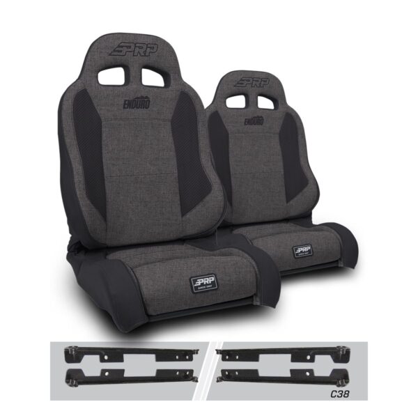 Enduro Elite Suspension Seat - Trek Edition, Kit for Jeep Wrangler JK/JKU (Pair)
