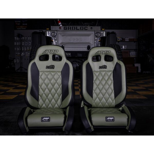 Enduro Elite Suspension Seat - Trek Edition, Kit for Jeep Wrangler JK/JKU (Pair)