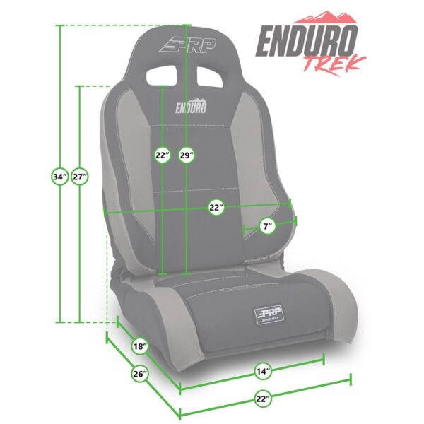 EnduroTrek Reclining Suspension Seat (Custom)