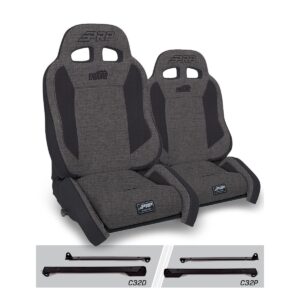 Enduro Elite Suspension Seat - Crawl Edition, Kit for Jeep Wrangler CJ7/YJ (Pair