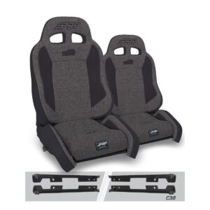 Enduro Elite Suspension Seat - Crawl Edition, Kit for Jeep Wrangler JK/JKU (Pair