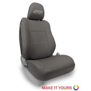 Front Seat Covers for 2012-2015 Toyota Tacoma; TRD & Sport Edition (Pair) (Custo