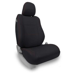 Front Seat Covers for 2012-2015 Toyota Tacoma; Fold Flat Edition (Pair)
