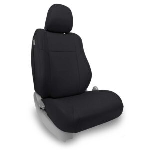 Front Seat Covers for 2012-2015 Toyota Tacoma; Fold Flat Edition (Pair)