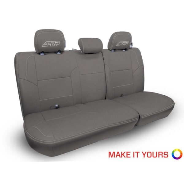 Rear Bench Cover for 2012-2015 Toyota Tacoma; Double Cab (Custom)