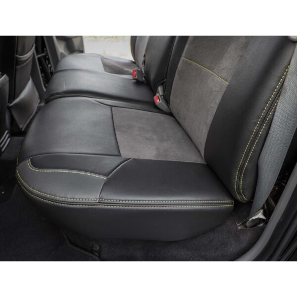 Rear Bench Cover for 2012-2015 Toyota Tacoma; Double Cab (Custom)