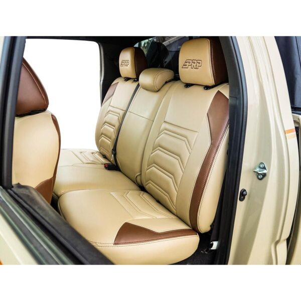 Rear Bench Cover for 2016-2023 Toyota Tacoma; Crew Cab (Custom)