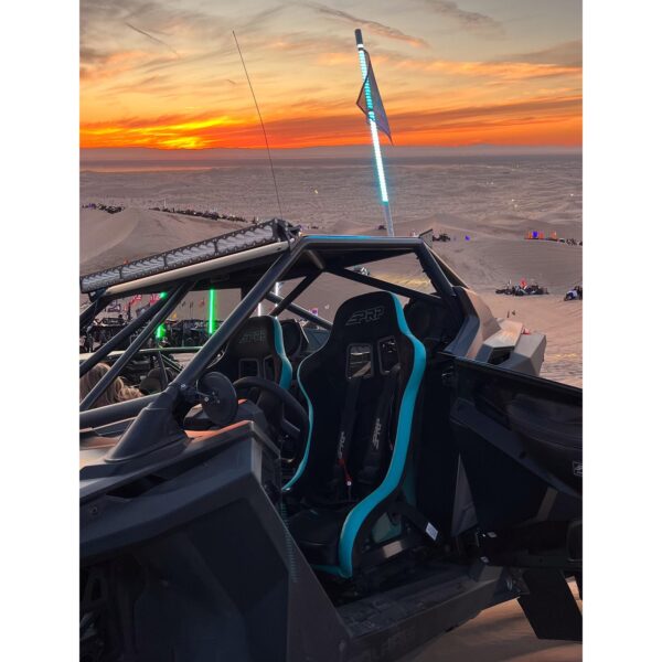 Composite Seat Mount Kit with Fixed Base (2 Door) for Polaris RZR PRO XP, Turbo
