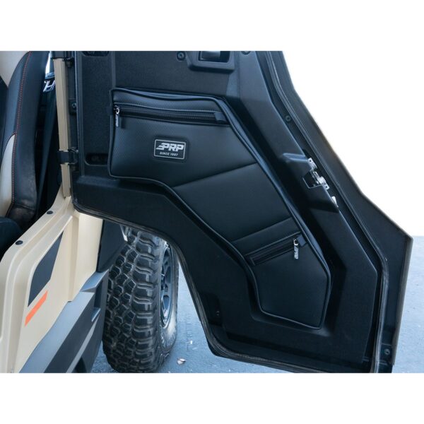 Rear Door Bags with Knee Pad for 16+ Polaris General (Pair)