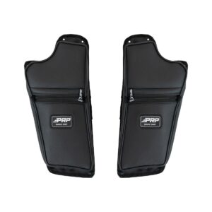 Front Lower Door Bags with Knee Pad for 16+ Polaris General (Pair)