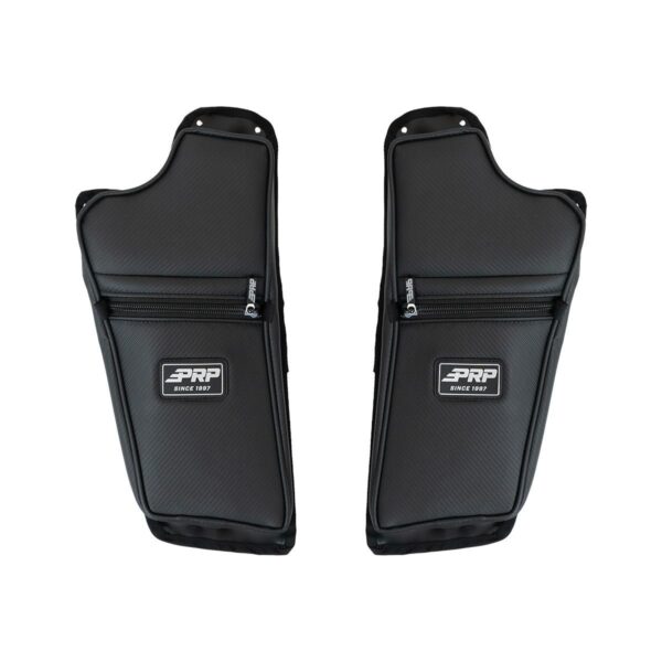 Front Lower Door Bags with Knee Pad for 16+ Polaris General (Pair)
