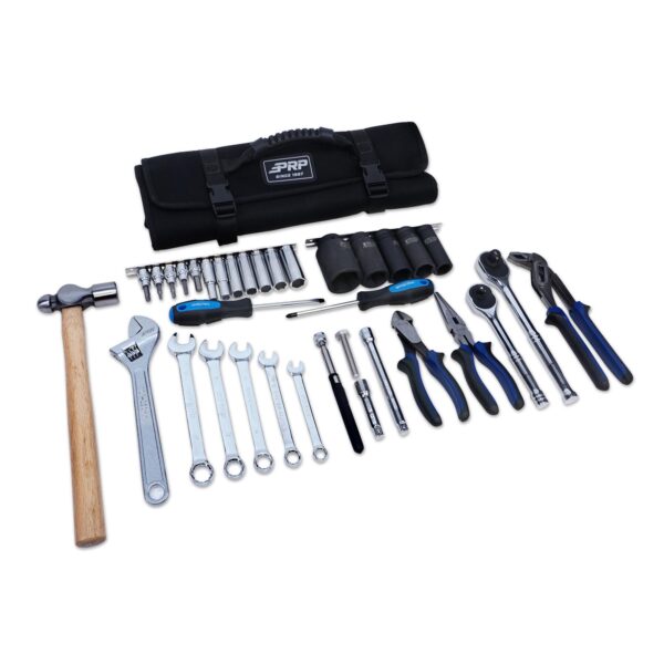 Kawasaki KRX Roll Up Tool Bag with 35pc Tool Kit