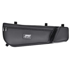 Front Door Bags with Knee Pad for Can-Am Maverick X3, Black (Pair)