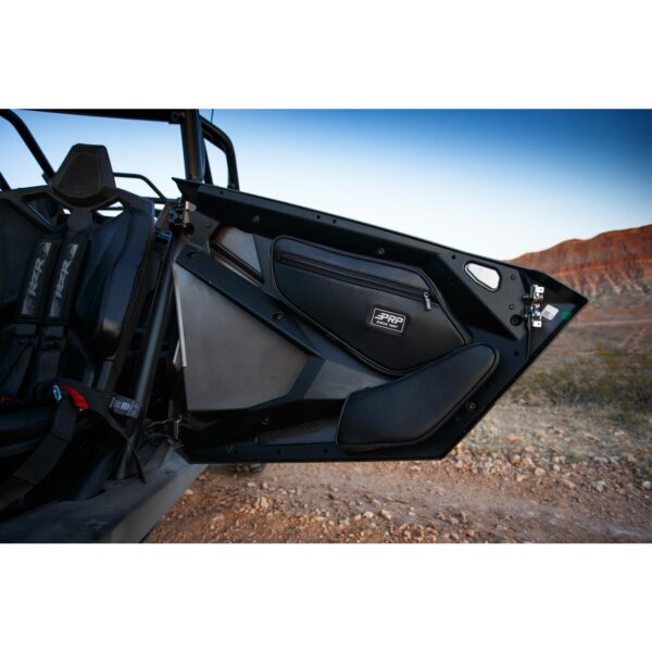 Front Door Bags with Knee Pad for Polaris RZR PRO XP, PRO R, Turbo R (Pair)