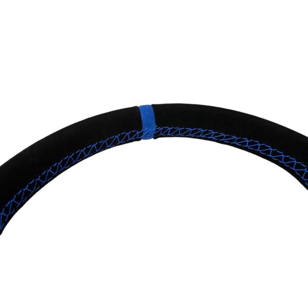 Comp-R Suede Steering Wheel, Blue