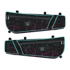 PRP Shreddy Front Door Bag with Knee Pad for Can-Am Maverick X3 (Pair)