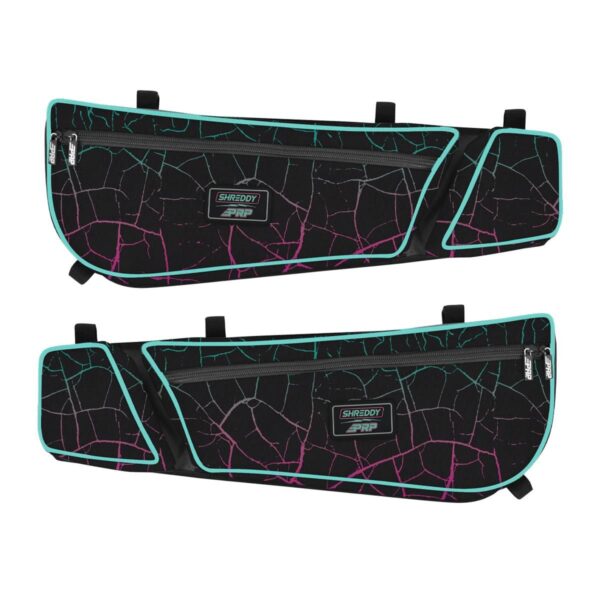 PRP Shreddy Front Door Bag with Knee Pad for Can-Am Maverick X3 (Pair)