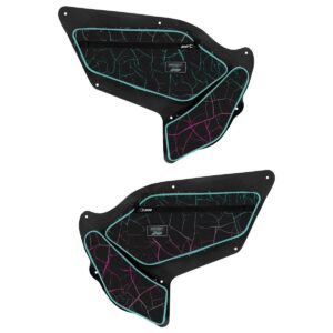 PRP Shreddy Front Door Bags with Knee Pad for Polaris RZR PRO XP, PRO R, Turbo R
