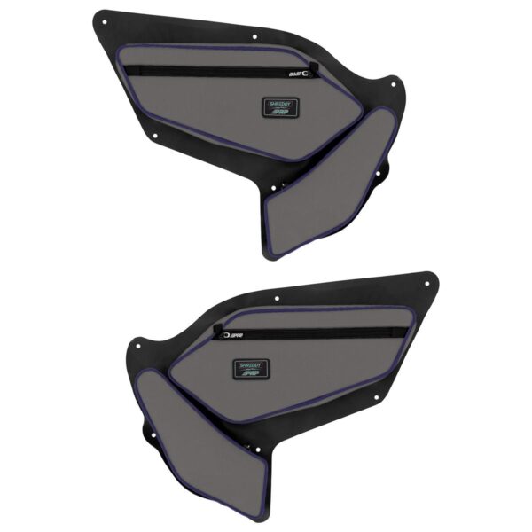 PRP Shreddy Front Door Bags with Knee Pad for Polaris RZR PRO XP, PRO R, Turbo R