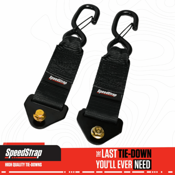 2” x 10” S-Hook Adapters for Retractable Tie-Down Straps (2 Pack)