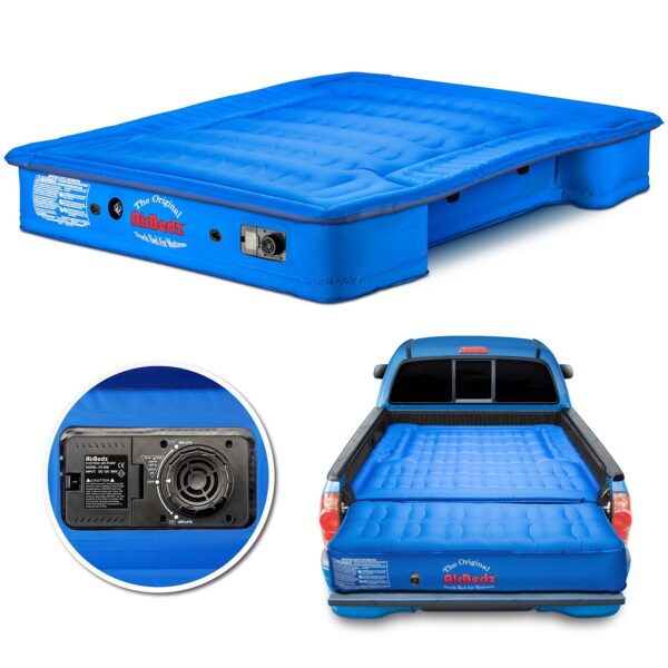 AirBedz by Pittman Outdoors - PPI 104 Full Size 5.5'-5.8' Short Bed with Built-in Rechargeable Battery Air Pump - The Original Truck Bed Air Mattress INCLUDES TAILGATE EXTENSION AIR MATTRESS