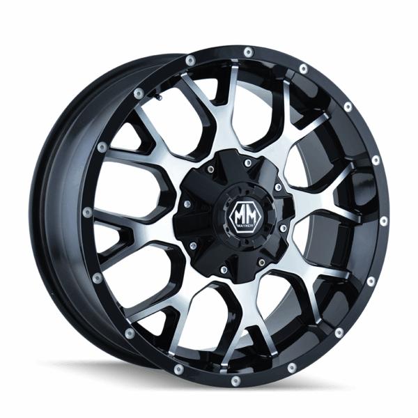 WARRIOR (8015) GLOSS BLACK MACHINED