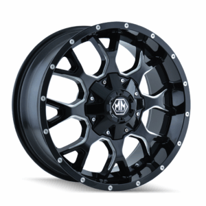WARRIOR (8015) GLOSS BLACK MILLED