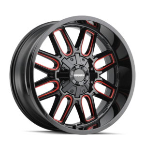 COGENT (8107) GLOSS BLACK MILLED PRISM RED