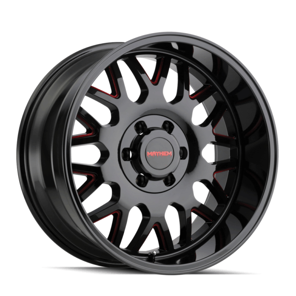 TRIPWIRE (8110) GLOSS BLACK MILLED PRISM RED
