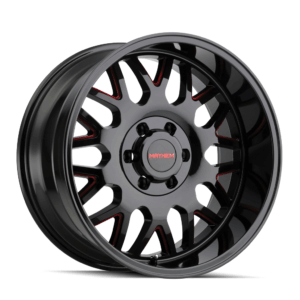 TRIPWIRE (8110) GLOSS BLACK MILLED PRISM RED