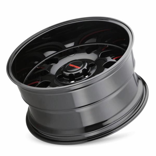 TRIPWIRE (8110) GLOSS BLACK MILLED PRISM RED