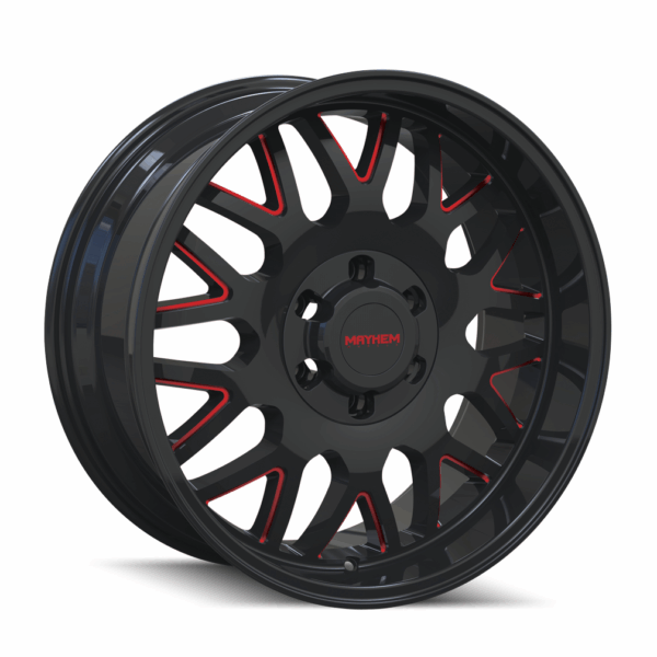 TRIPWIRE (8110) GLOSS BLACK MILLED PRISM RED