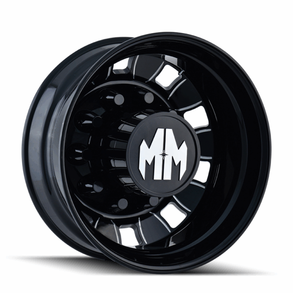 BIGRIG (8180) REAR GLOSS BLACK MILLED